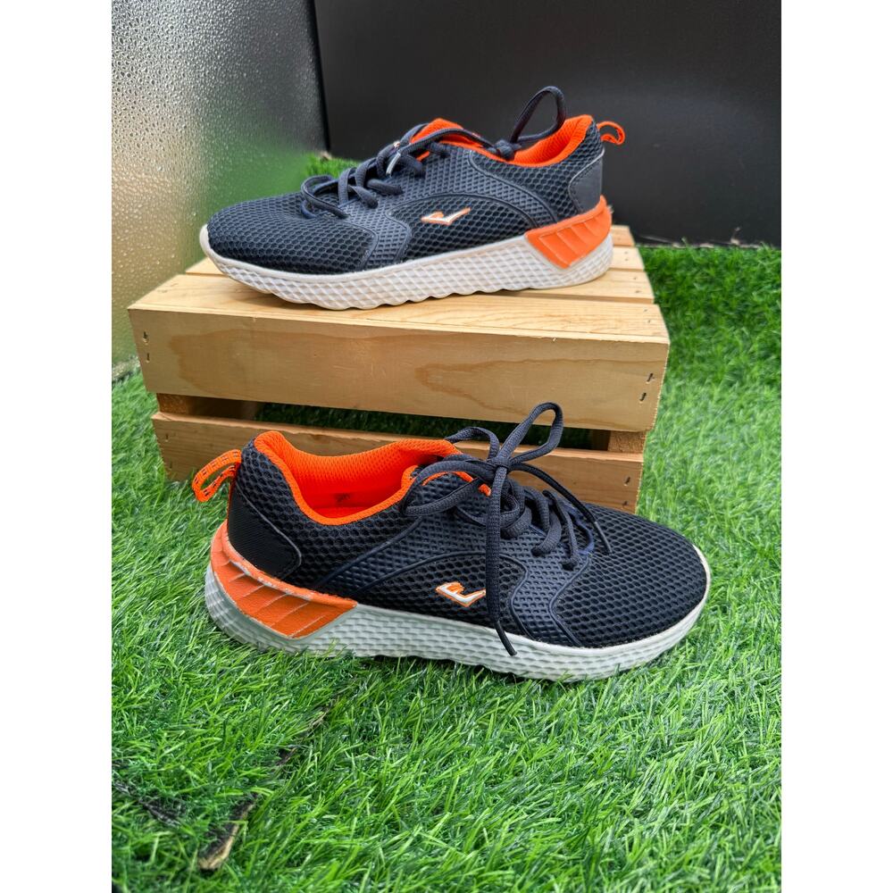 Everlast- Memory Foam- Runners- Blue/Orange/White-Size 4M